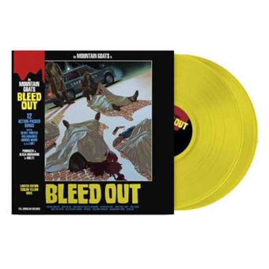The mountain goats Bleed out - Double LP - Limited edition tuscan yellow vinyl  