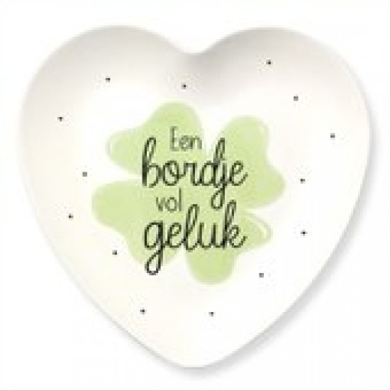 Bamboe bordje vol geluk