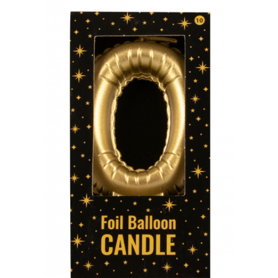 Foil balloon candle 0