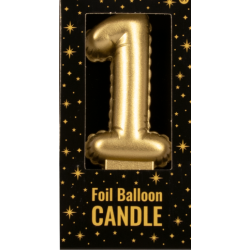 Foil balloon candle 1