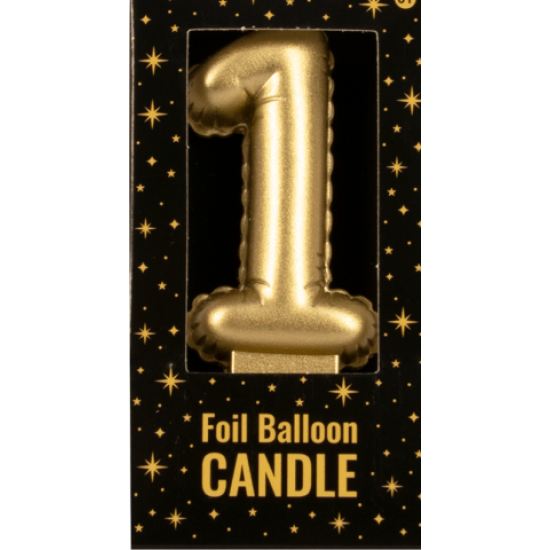 Foil balloon candle 1