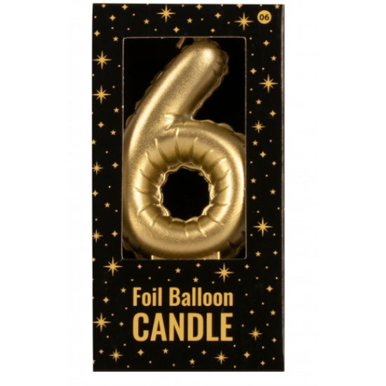 Foil balloon candle 6
